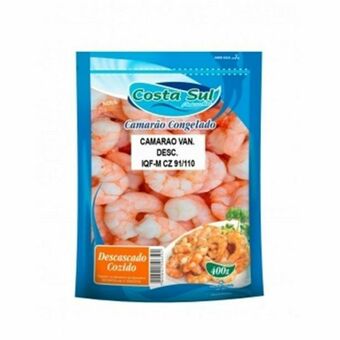 Imec Supermercados Camarão descascado costa sul congelado pacote 400g oferta