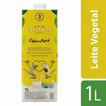 A tal da castanha bebida cajú e pará 1l