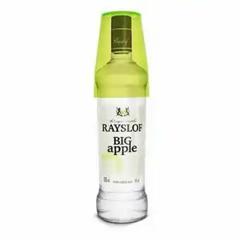 Vodka rayslof big apple garrafa 900ml