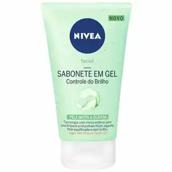 Imec Supermercados Sabonete em gel de limpeza nivea visage pele mista a oleosa embalagem 150ml oferta