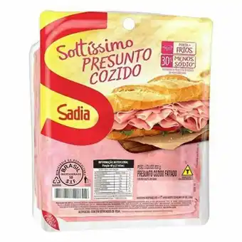 Imec Supermercados Presunto cozido fatiado sadia soltíssimo 200g oferta