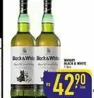 Mercantil Rodrigues Whisky escocês black & white oferta