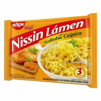 Macarrão instantâneo galinha caipira nissin lámen 85g