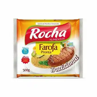 Farofa temperada rocha embalagem 500g