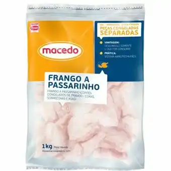 Frango passarinho macedo congelado