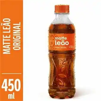 Rede Top Chá matte leão natural pet 450ml oferta