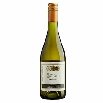 Rede Top Vinho branco chileno santa rita 3 medallas chardonnay garrafa 750ml oferta