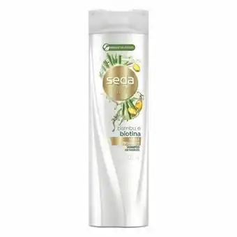 Rede Top Shampoo seda recarga natural bambu e biotina 325ml oferta