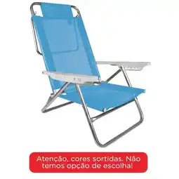 Benoit Cadeira de praia mor summer fashion alumínio reclinável cores sortidas oferta