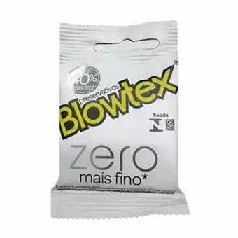 Preservativo blowtex zero embalagem 3 un
