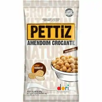 Rede Top Amendoim crocante dori pettiz natural pacote 500g oferta