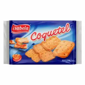 Rede Top Biscoito salgado isabela coquetel embalagem 360g oferta
