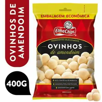 Rede Top Amendoim elma chips ovinhos 400g oferta