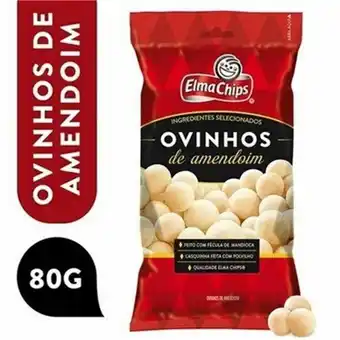 Rede Top Amendoim elma chips ovinhos 80g oferta