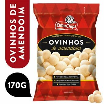 Rede Top Ovinhos de amendoim elma chips 170g oferta