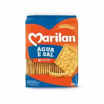 Rede Top Biscoito água e sal marilan pacote 350g oferta