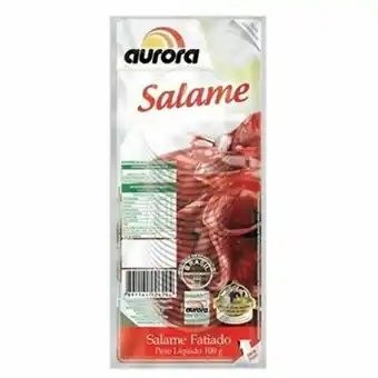 Rede Top Salame italiano aurora fatiado 100g oferta