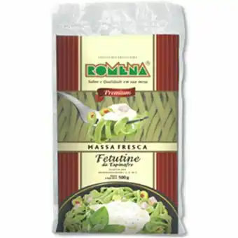 Massa fresca romena fetutine espinafre embalagem 500g