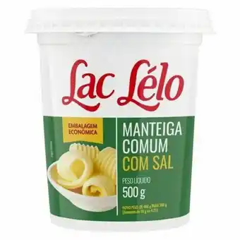 Rede Top Manteiga lac lélo com sal embalagem 500g oferta