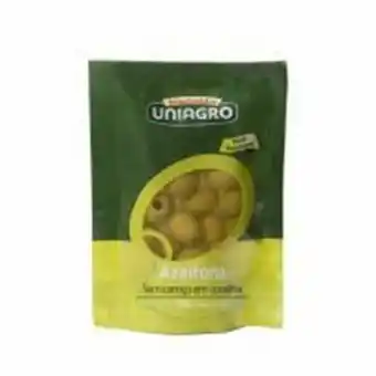 Azeitona verde uniagro sem caroço embalagem 80g