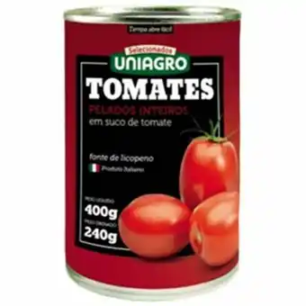 Rede Top Tomate pelado uniagro embalagem 240g oferta