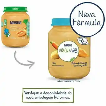 Papinha naturnes peito de frango legumes 170g