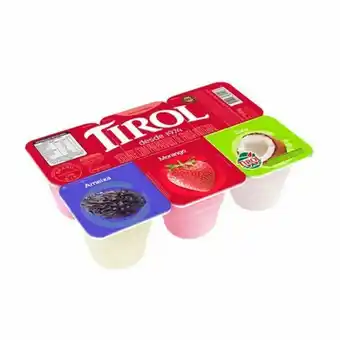 Rede Top Iogurte polpa de frutas bandeja tirol 540g oferta