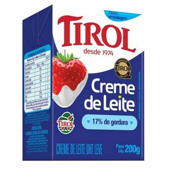 Rede Top Creme de leite tirol caixa 200g oferta