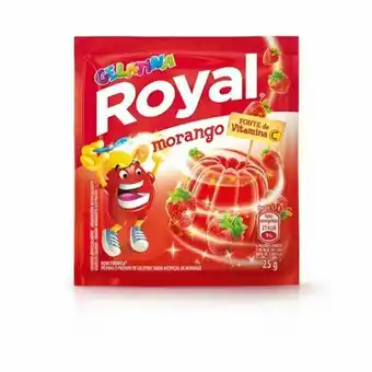 Rede Top Gelatina royal morango sachê 25g oferta