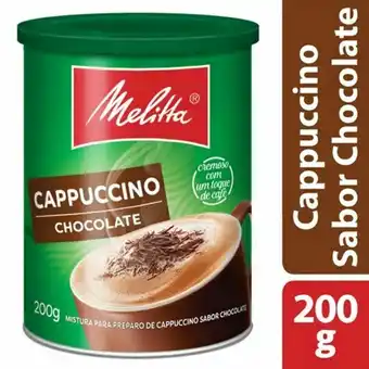 Rede Top Cappuccino melitta chocolate 200g oferta