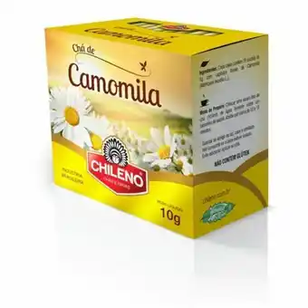 Rede Top Chá chileno camomila embalagem 10g oferta