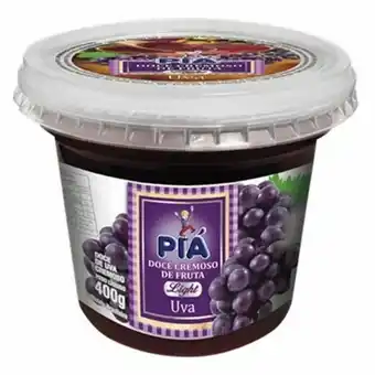 Rede Top Doce cremoso piá light uva 400g oferta