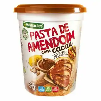 Rede Top Pasta de amendoim com cacau guimarães embalagem 450g oferta
