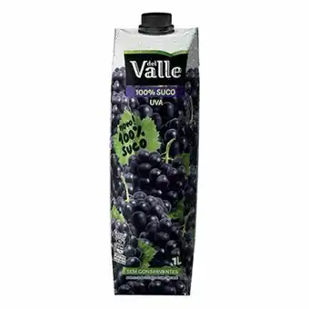 Supermercados Rena Suco del valle 100% uva 1l oferta