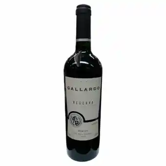Supermercados Rena Vinho chil.gallardo 750ml rsvd merlot tt oferta