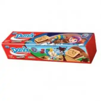 Biscoito aymore danix 130g recheado chocolate