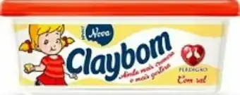 Superbom Supermercado Margarina c/sal claybom 250 g cremosa oferta