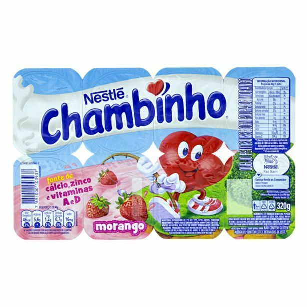 Iogurte Morango Freeze Chambinho 160g Mambo Supermercados São Paulo