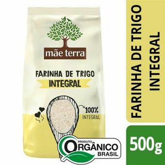 Farinha de trigo orgânica mãe terra 500g