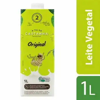Coocerqui Bebida orgânica a tal da castanha original 1l oferta