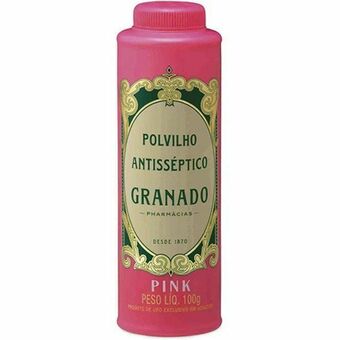 Coocerqui Talco antissépitco granado pink embalagem 100g oferta