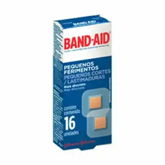 Curativos band aid pequenos ferimentos johnsons caixa 16 un