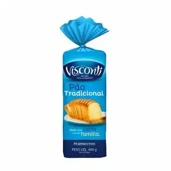 Coocerqui Pão de forma visconti tradicional embalagem 400g oferta