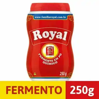 Coocerqui Fermento em pó royal pote 250g oferta
