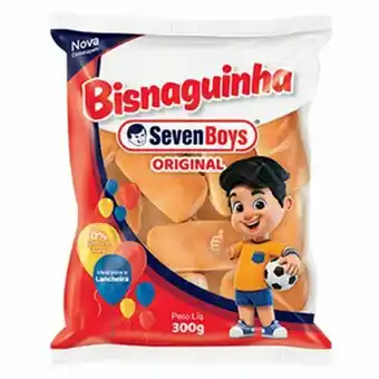 Coocerqui Bisnaguinha seven boys tradicional pacote 300g oferta