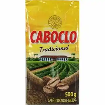 Café caboclo tradicional a vácuo pacote 500g