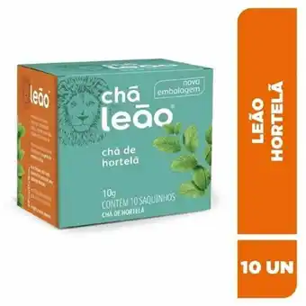 Coocerqui Chá leão hortelã sachê 10un oferta