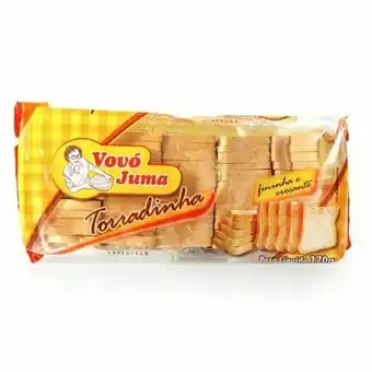 Torrada tradicional vovô juma embalagem 170g