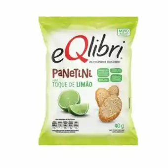 Snack de trigo toque de limão panetini eqlibri 40g