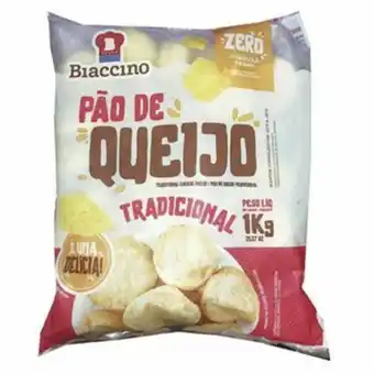 Pão de queijo biaccino tradicional premium 1kg